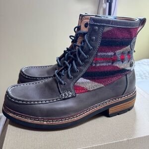 Clarks Dark Grey Combi Boots